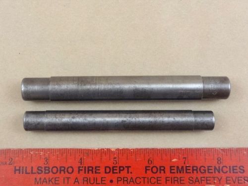 SET 2 MANDRELS 3/4&#034; &amp; 5/8&#034; TOOL 4 LATHE MACHINIST CLEVELAND &amp; MORSE TWIST USA