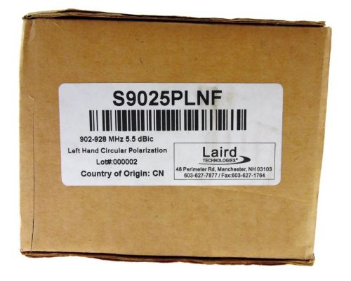 Nib laird technologies 902-928 mhz circular polarization antenna s9025plnf for sale