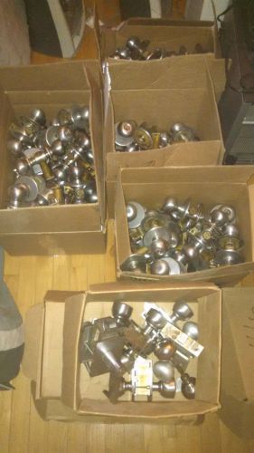 Lot of corbin &amp; sargent locksets &amp; levers/knobs for sale