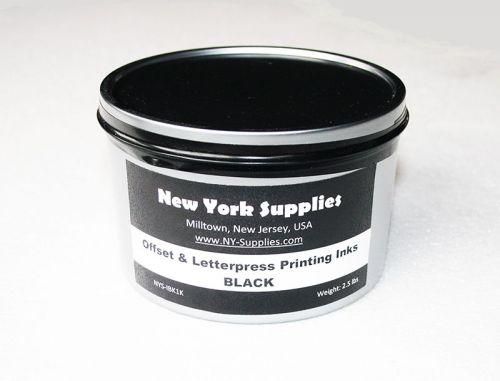 Black Offset &amp; Letterpress Printing Ink - 2.5 lbs