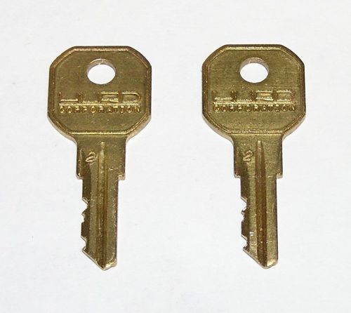 2 - Hurd BH015 Keys fits Delfield Food Service Equipment, Interlogix Security