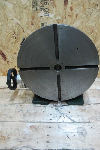 UNIVERSAL 15&#034; HORIZONTAL / VERTICAL ROTARY TABLE      NICE!   *