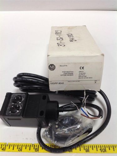 ALLEN BRADLEY PHOTOSWITCH LONG RANGE DIFFUSE SENSOR 42GRP-9040