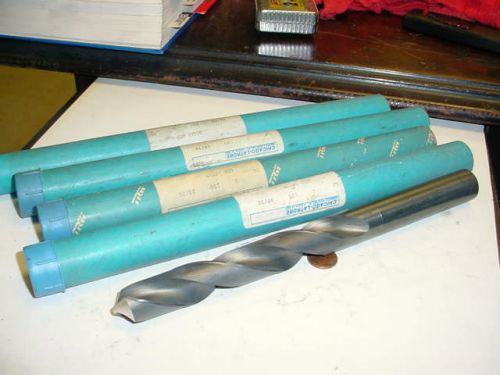 BRAND NEW USA LOT OF 4 PCS 59/64&#034; HSS TAPER LENGTH  DRILLS FREE SHIPPING