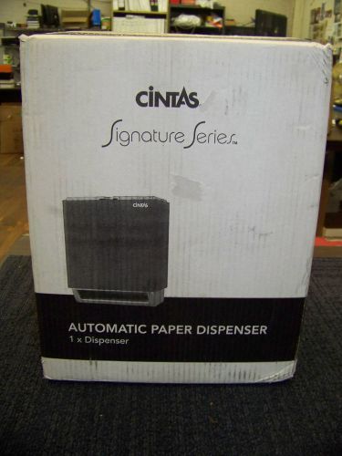 Cintas Signature Series Automatic Paper Dispenser Deep Red Color # 20005 New