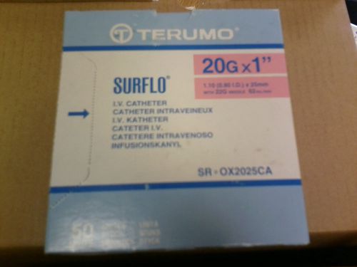 NIP 50 TERUMO 20G x 1 &#034; SURFLO I.V.CATHETER SR*OX2025CA