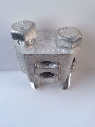 Burndy KVSU34 Universal Oklip Mechanical Connector, Kvs 400 - 500  Two Bolt