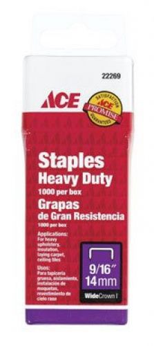 STAPLE 9 / 16&#034; HD 1000ACE