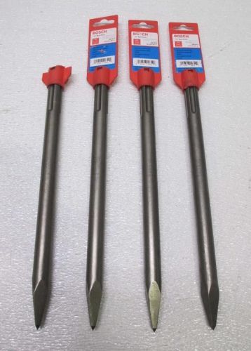 Bosch HS1913 Bullpoint 12&#034; SDS Max Lot Of 4