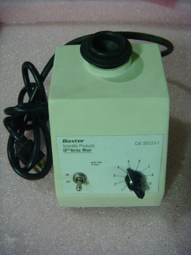 Baxter S8223-1 S/P Lab Touch Test Tube Solution Vortexter Shaker Vortex Mixer