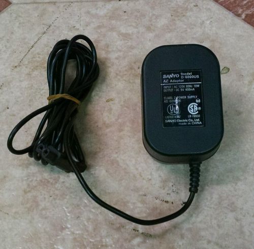 SANYO D-6000US A/C POWER SUPPLY FOR DESKTO TRANSCRIBERS.