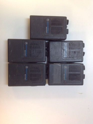 x5 Motorola Minitor II&#039;s (Grey) with chargers vhf