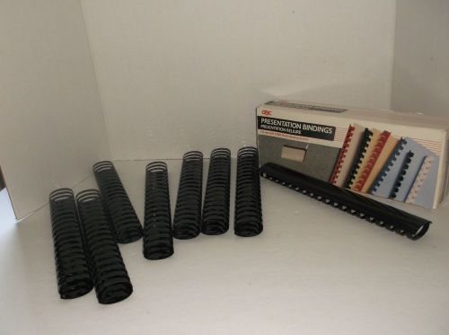 6 GBC IBICO Plastic Binding Combs Presentation spines