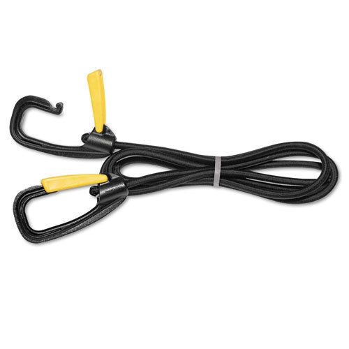 Bungee Cord w/Locking Clasp, Black, 72&#034;