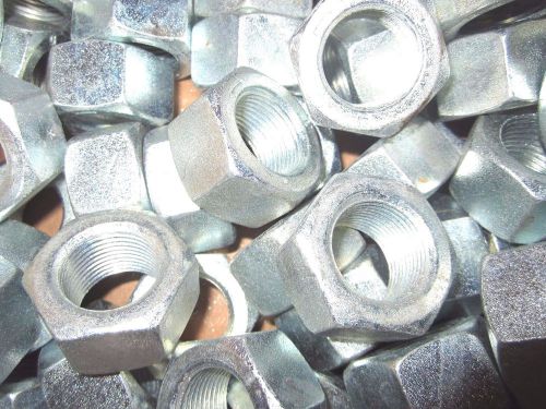 (25) 1-14 FINE HEX NUT GRADE 5 ZINC 25 PIECES