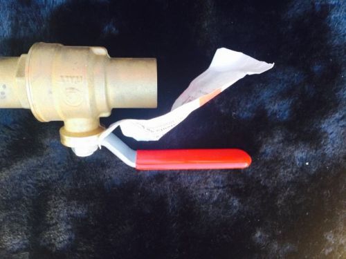 Mueller Industries Brass 3/4 In. Ball Valve LP on/off