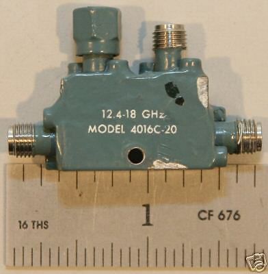 Narda SMA Coaxial Coupler 20dB 12.4-18GHz Type 4016C-20