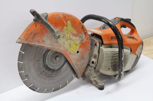 STIHL TS420 GASOLINE CONCRETE SAW W/ 14&#034; DIAMOND DISK