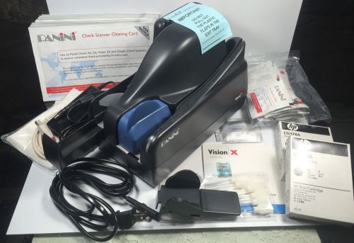 Panini Vision X AGP VX 100 1 FF AGP4 100 DPM 100 Doc Feeder Check Scanner , Card