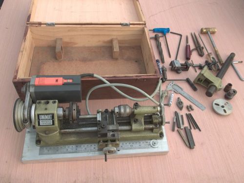 Unimat SL 1000 Lathe and Accessories