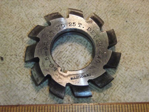 MORSE No 5 - 9P 21 To 25T Depth .240 Involute Gear Cutters HS -12 Gear Cutter