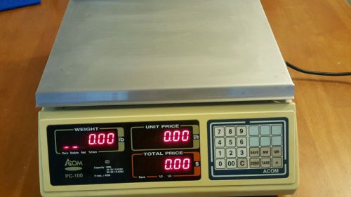 Acom digital meat deli scale POS