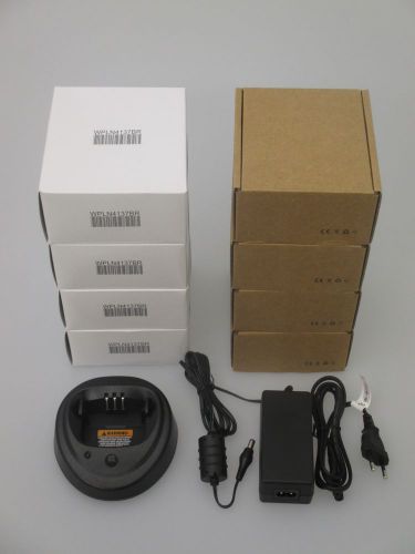 10 x  motorola original oem cp200/cp200d single rapid charger for sale