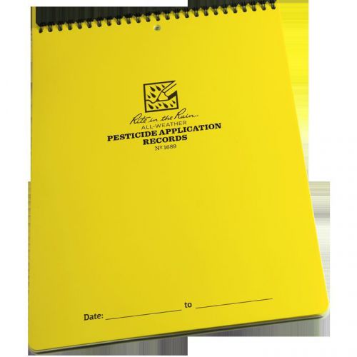 Rite in the Rain Pesticide Application Polydura Record Book All-weather 1689