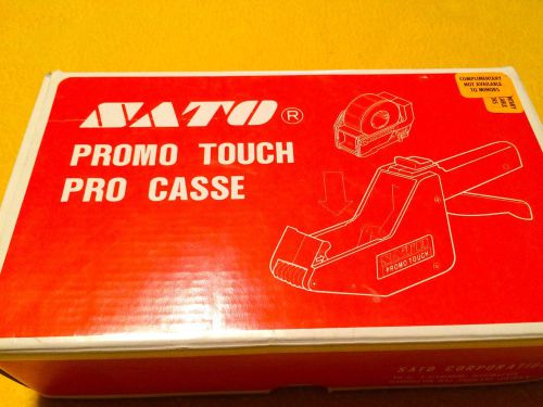 SATO PROMO TOUCH HAND HELD LABLEL MACHINE IN ORIGINAL BOX,  FREE SHIPPING