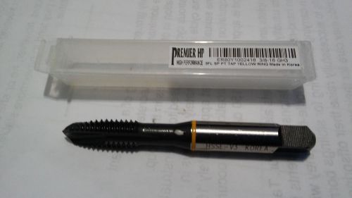 3/8-16 dia. - h3 - 3 fl - std spiral point tap - yellow ring for sale