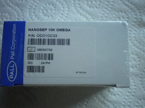 PALL NANOSEP 10K OMEGA P/N OD010C33 24/PK