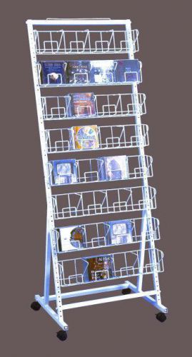 256 cds rack - trade show store cd floor display rack for sale