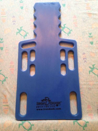 Iron Duck Short Board Spinal Immobilization Backboard Blue