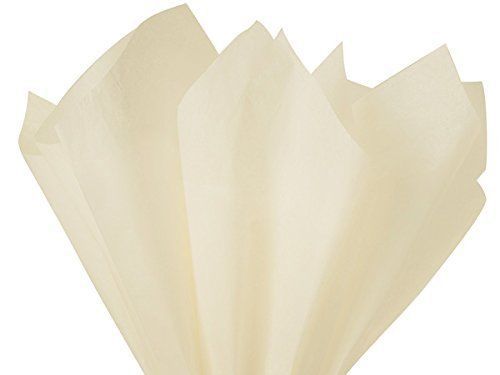 Antique White Tissue Paper 20&#034; X 26&#034; - 48 Sheet Pack