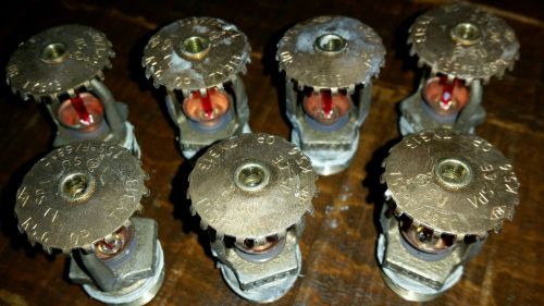 7 Tyco TY313 155*F Fire Sprinkler Head  Brass Upright 1/2&#034; NPT K5.6