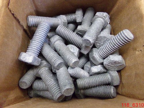 Qty=55 1/2-13 x 1-1/2 Hex Head Cap Screw Grade 5 Plain Steel Bolts