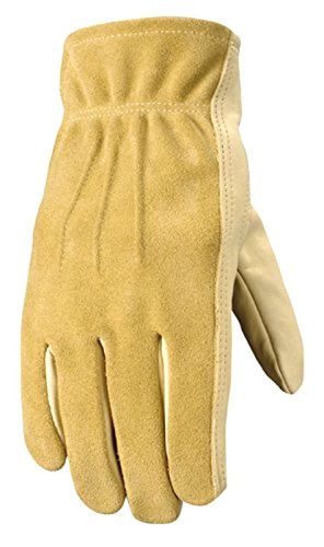 New full leather grain cowhide protective women&#039;s work gloves comfortable large for sale