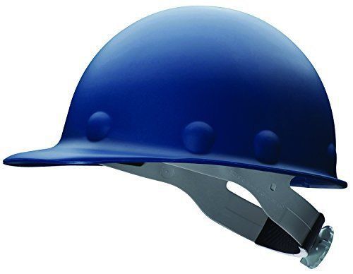 Fibre-metal p2a hard hat with 8-point ratchet suspension, injection molded blue for sale