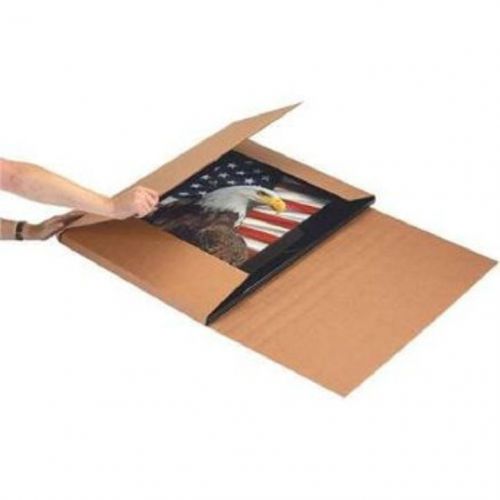 30&#034; x 22&#034; x 6&#034; Kraft Jumbo Easy-Fold Multi-Depth Frame Mailers (Bundle of 20)