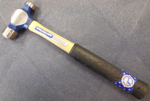 VAUGHAN FS2012 12oz. Ball Pein Hammer w/ Fiberglass Handle, NOS, USA