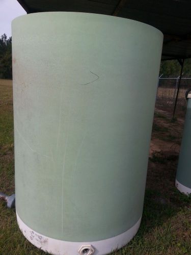 OPEN TOP FIBERGLASS TANK -48 &#034; DIA X 66 &#034; HIGH - 500 GALS