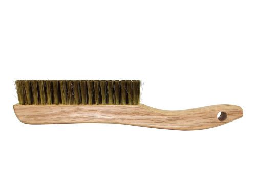 Osborn 54036 plater&#039;s fine solid wood block wire scratch brush with long curv... for sale