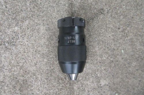 Keyless Precision Chuck 1/32 - 1/2 Inch Capacity 33 JT Mount Unused NO RESERVE