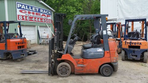 forklift toyota fork truck lift 7 SERIES Great Specs used cushion tires
