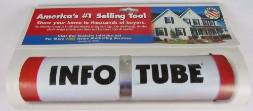 Infotube Outdoor Brochure Holder Info Flyer Tube Real Estate Stash Tube