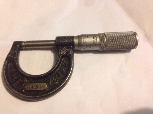 Starrett outside micrometer  model no.436  0-1 inch 436-1 for sale