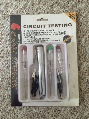 CIRCUIT TESTING 4 PC TESTER KIT NEW