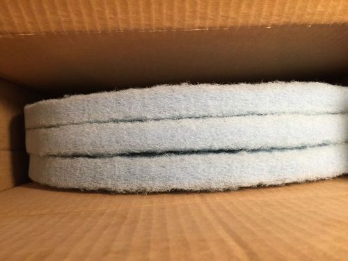 17&#034; Blue Ice floor scrubbing Maintenance pads Case Of 3