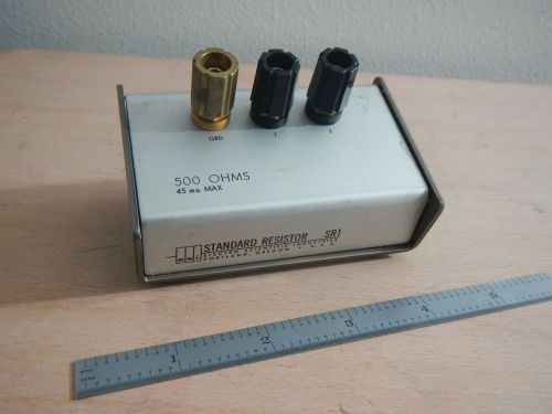 ESI SR1 RESISTANCE STANDARD, 500  OHMS , 45 ma MAX