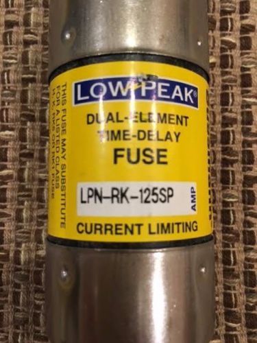 NEW-BUSSMANN-LPN-RK-125SP-LOW-PEAK-125A-AMP-250V-AC-DC FUSE